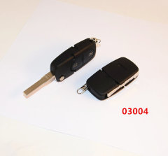 Корпус выкидного ключа HU-HAA.P1 HU66 HF55P65 2 кнопки овальные AUDI АРТ: 03004