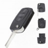 Корпус выкидного ключа HU-HAA.P1 HU66 HF55P65 3 кнопки овальные AUDI АРТ: 03007