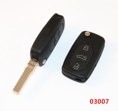 Корпус выкидного ключа HU-HAA.P1 HU66 HF55P65 3 кнопки овальные AUDI АРТ: 03007