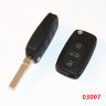 Корпус выкидного ключа HU-HAA.P1 HU66 HF55P65 3 кнопки овальные AUDI АРТ: 03007