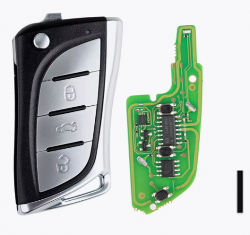 VVDI Пульт Xhorse XELEX0EN Super Remote 3 кнопки для типа Toyota Lexus APT:17024