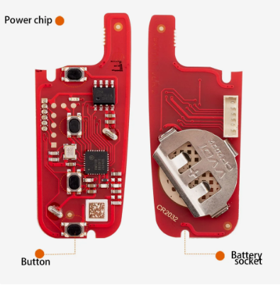 VVDI  Пульт Xhorse XKFO21EN для Ford 2nd Generation Wire Remote, APT:17029