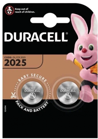 Батарейка DURACELL   CR2025 (2ш) APT:75085