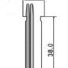 BAO-2DP 38(46)mm средная, руч пластик  АРТ: 00607