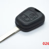 Citroen HU83  корпус ключа 2 кнопки авто АРТ: 02632