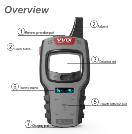 MINI KEY TOOL XHORS Мини-инструмент Xhorse VVDI для ключей APT:17102