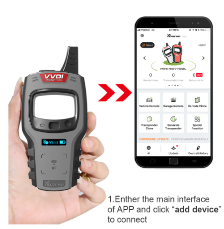MINI KEY TOOL XHORS Мини-инструмент Xhorse VVDI для ключей APT:17102