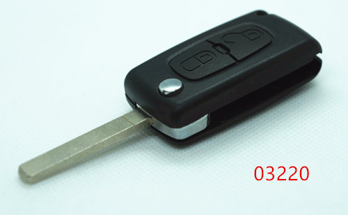 Citroen  2 кнопки  лезвия без поза под батарейку  АРТ: 03220