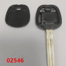 Toyota TOY43Pзаготовка ключа с местом под чи АРТ: 02546