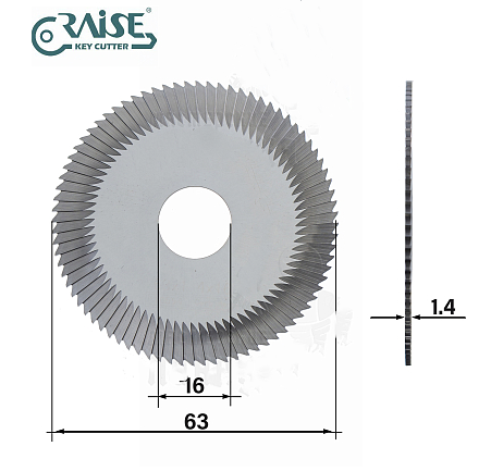Фреза Raise FP21 /SG2 отрезная (Ф80x1.5xФ22) CARBIDE твердосплавный  АРТ: 13528
