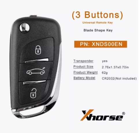 Пульт Xhorse XNDS00EN wireless для Volkswagen  с ЧИП(46)  APT:17012