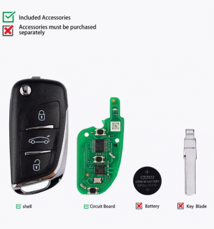 Пульт Xhorse XNDS00EN wireless для Volkswagen  с ЧИП(46)  APT:17012