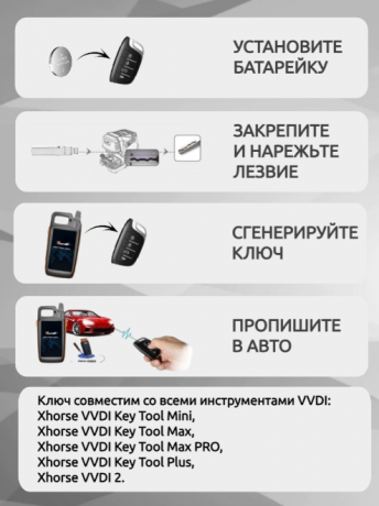 VVDI Пульт Xhorse XKTO20EN для TOYOTA 3 кнопки XK серии APT:17009