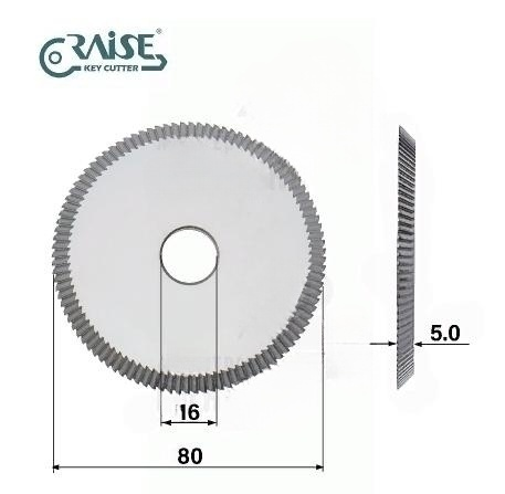 0014J C.C, карбид RAISE угловая, φ80x5x16x40° для 100G2 И 100G3  АРТ: 13525
