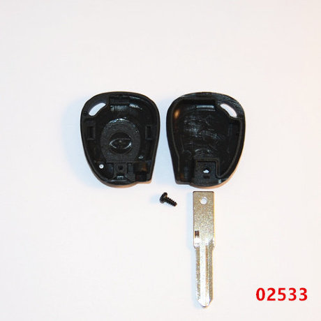 Renault VAC102  под чип заготовка ключа  АРТ: 02533