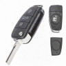 Корпус выкидного ключа AUDI  3 кнопки HU66 авто  АРТ: 03002